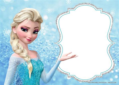 Frozen Birthday Invitation Template