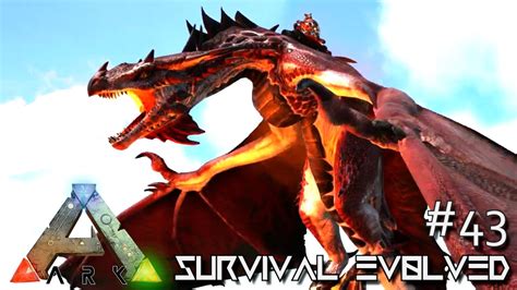 ARK: SURVIVAL EVOLVED - BEST ALPHA FIRE WYVERN TAME Lvl 1000+ !!! E43 ...