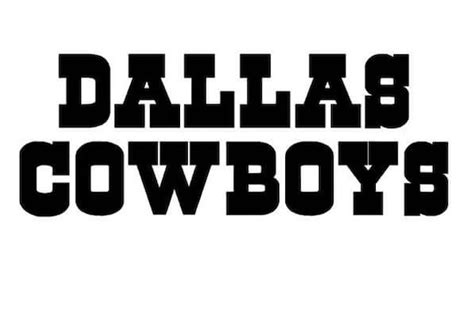 Dallas Cowboys font - Fontspace.io