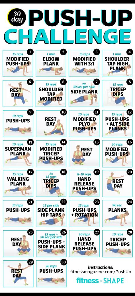 30 Day Push-Up Challenge : r/workouts