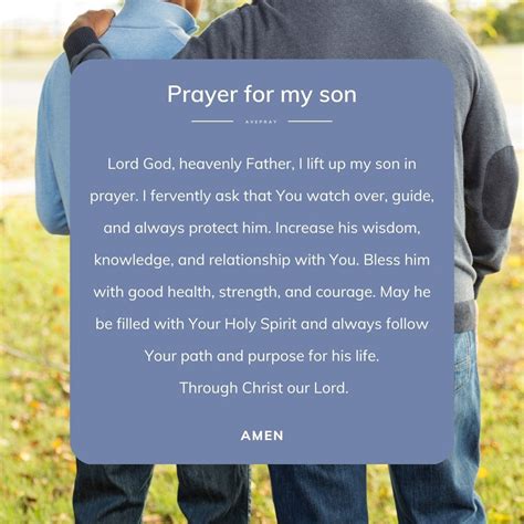 Prayer for My Son