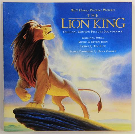 L009268 SOUNDTRACK - The Lion King - Hans Zimmer & Various Artists - USA - 1994 | Lion king ...