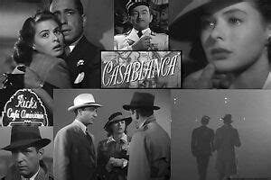 CASABLANCA MOVIE POSTER ~ SCENE COLLAGE 24x36 Humphrey Bogart Ingrid ...