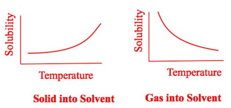 What is the relationship between the solubility and the temperature? How to explain it to a ...