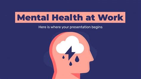 Mental Health at Work Google Slides & PPT template