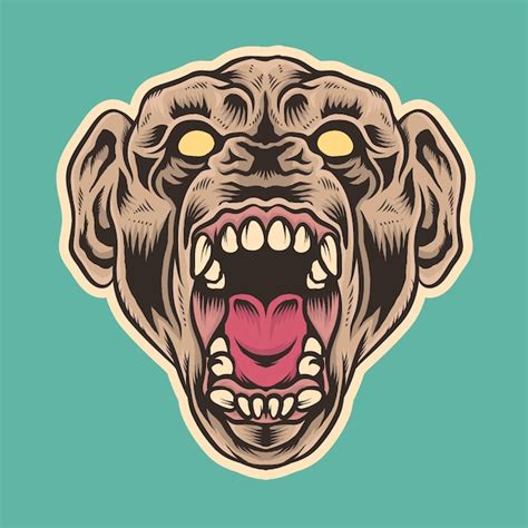 Premium Vector | Screaming monkey illustration