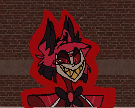 Alastor in roblox spray paint : r/HazbinHotel