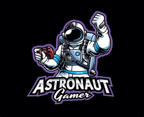 Astro Gaming Mascot Logo Design Stock Vector - Illustration of gaming ...