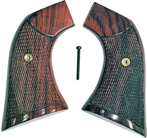 Ruger Super Blackhawk Rosewood Grips, Checkered