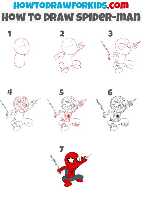 How to Draw Spider-Man for Kids