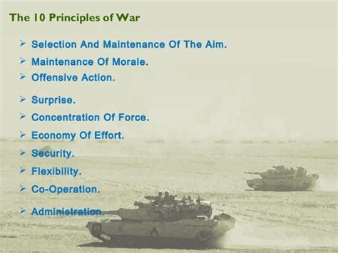 Principles of war new