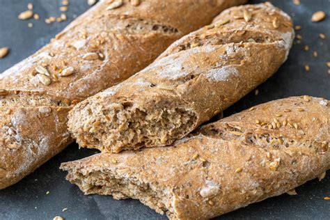 Easy Whole Wheat Baguette - Momsdish