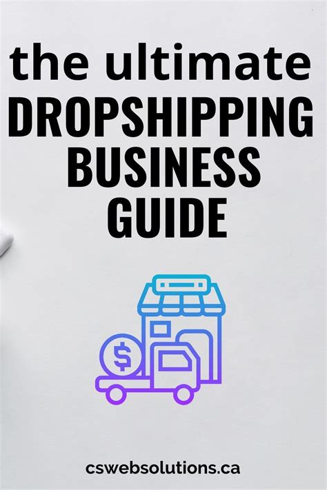 Ultimate Dropshipping Business Guide | Drop shipping business, Business ...