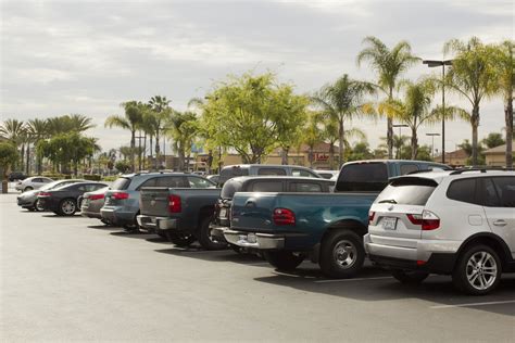 Cars in the parking lot - Focused on Fit