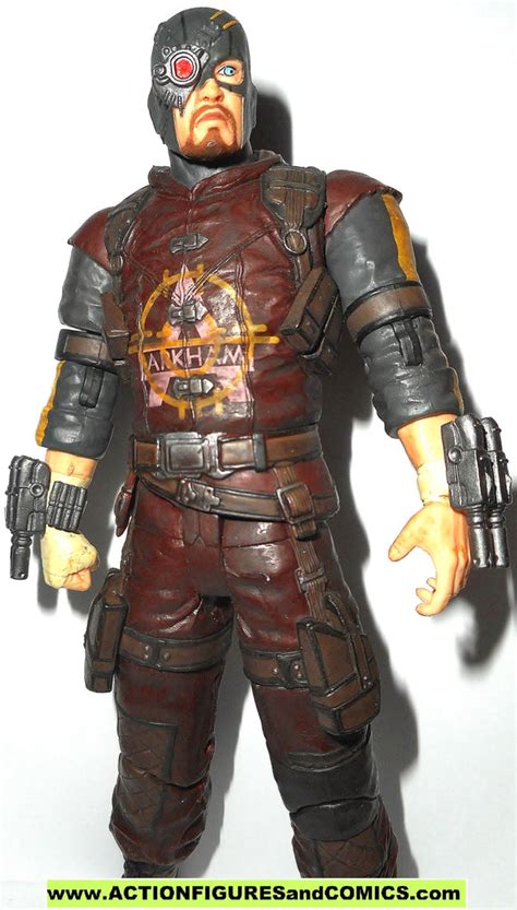 DC direct DEADSHOT arkham city series 4 universe collectibles batman t ...