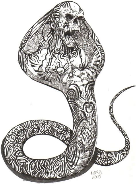 Pin by Wesley Snyder on art pics I like | Cobra art, Cobra tattoo, Snake drawing