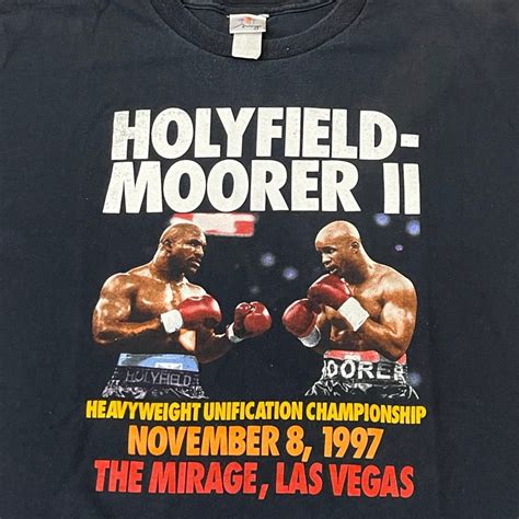 Vintage Holyfield vs Moorer 1997 T-shirt – For All To Envy