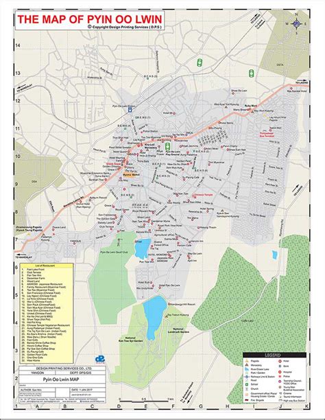 Pyin Oo Lwin / Mya Myo Map free download PDF