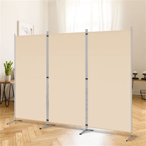 Buy RANTILA3 Panel Room Divider, 6 Ft Tall Folding Privacy Screen ...