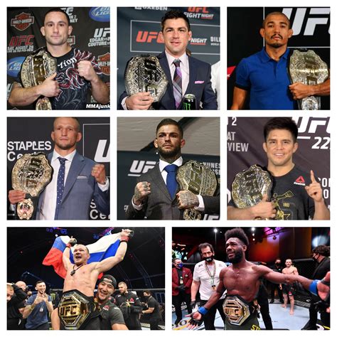 The Bantamweight division has 8 UFC champions that are still in the mix : r/MMA