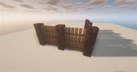 Remodeled Fence and Gates 🚧 Minecraft Texture Pack