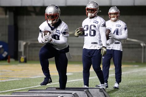 There was a special visitor at Patriots practice on Friday