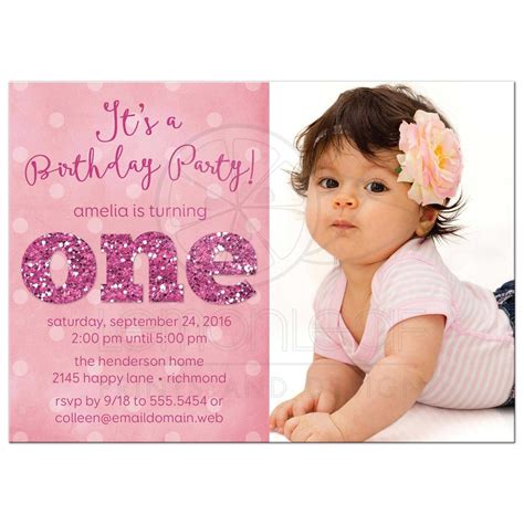 1st Birthday Invitation Template ist Birthday Party Invitation ...