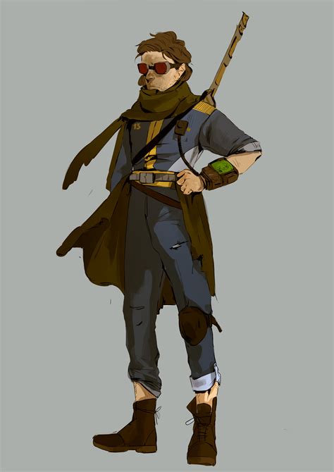 ArtStation - fallout 1 character design