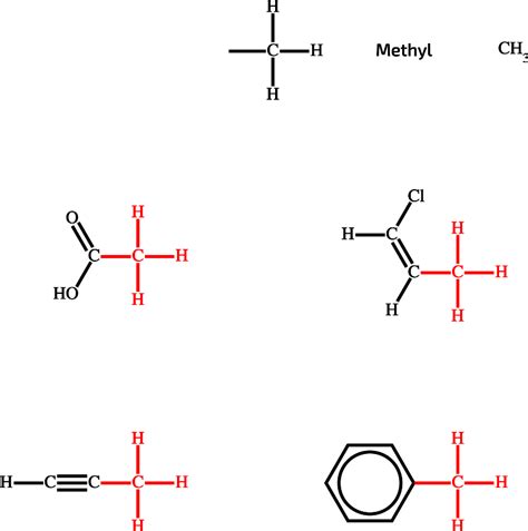 Methyl Group Examples