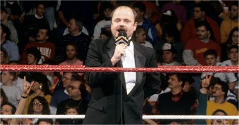 Howard Finkel Backstage at Madison Square Garden for Raw