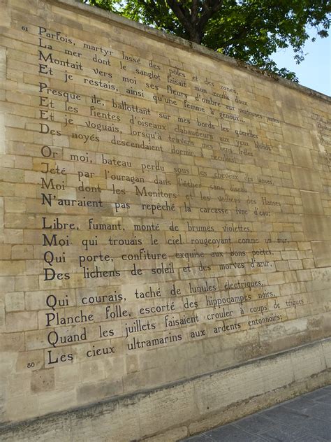 Le Bateau Ivre | Arthur Rimbaud's poem, written on the wall … | Flickr