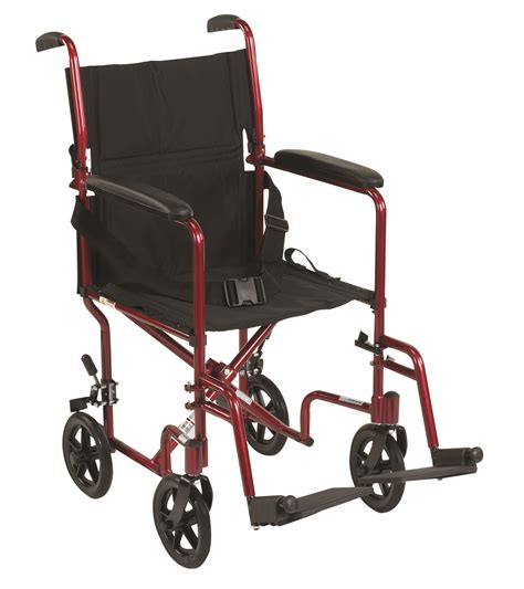 Deluxe Lightweight Transport Wheelchair - Ideal Medical Supply