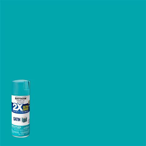 Vintage Teal, Rust-Oleum American Accents 2X Ultra Cover Satin Spray Paint- 12 oz - Walmart.com