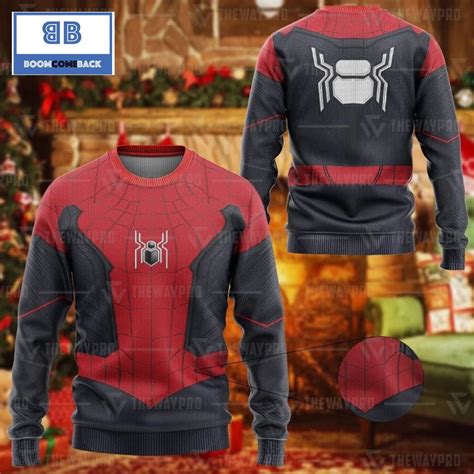 Spider Man Scarlet Spider Custom Imitation Knitted Christmas 3d Sweater ...