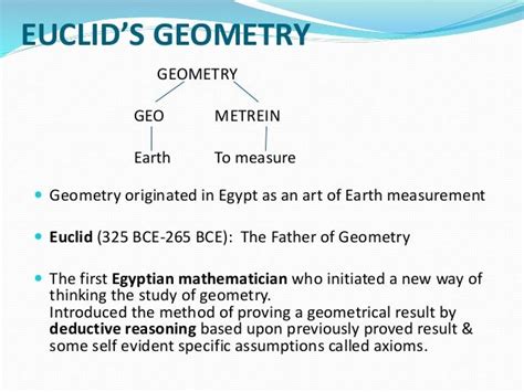 Introduction to euclid’s geometry