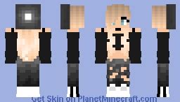 Black Beanie Minecraft Skin