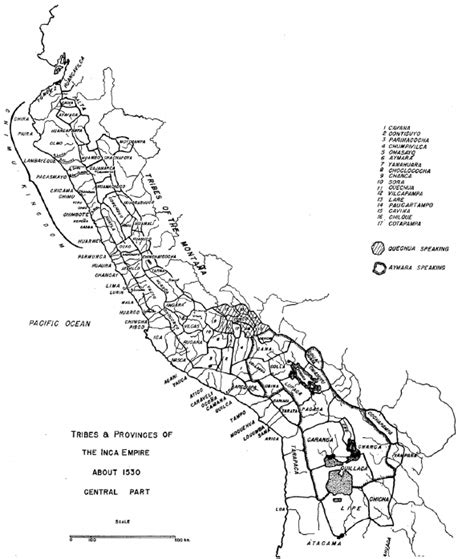 Rowe’s map (Rowe 1963: 189). | Download Scientific Diagram