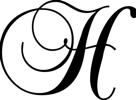 Letter "H" Wall Decal | Lettering, Ink lettering, Tattoo lettering