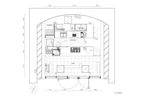 Simple Cafe Floor Plan