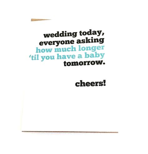 Funny Wedding Card Funny Bridal Shower Card Funny Wedding - Etsy