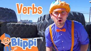 Blippi Learns About Diggers | Construction Vehicles For Kids ...