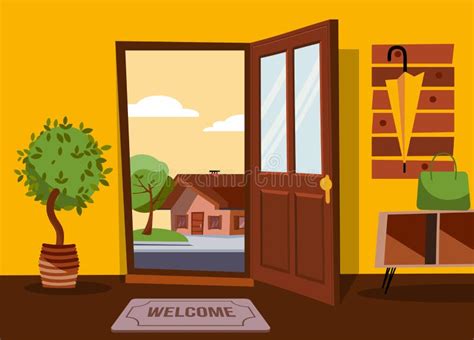 Open Door Cartoon Stock Illustrations – 5,954 Open Door Cartoon Stock ...