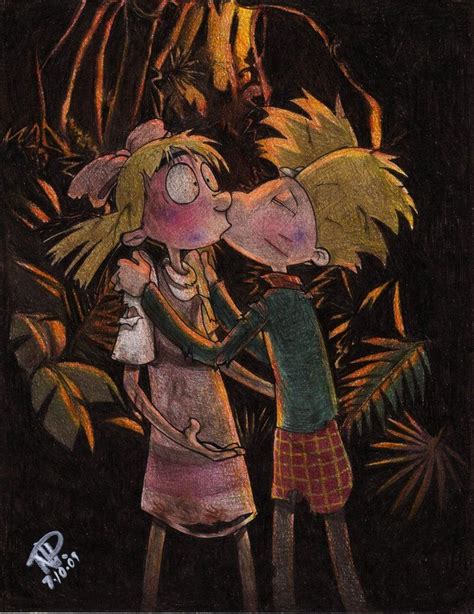 TJM Kiss by bloochikin on deviantART | Arnold and helga, Hey arnold, Arnold