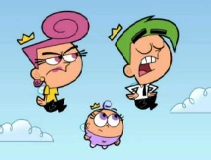 Fairly Odd Parents Cosmo And Wanda Have A Baby