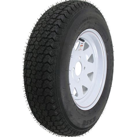 2-Pack Trailer Tire On Rim ST205/75D15 205/75 D 15 in. LRC 5 Hole White Spoke - Walmart.com ...