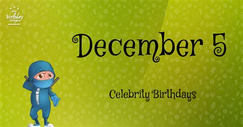 Who Shares My Birthday? Dec 5 Celebrity Birthdays No One Tells You About #3