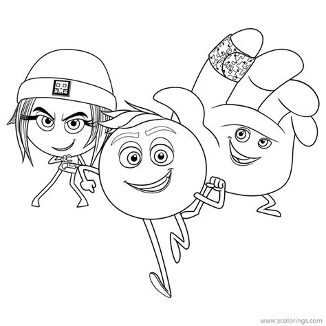 Emoji Movie Coloring Pages POOP - XColorings.com