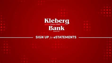 Enroll in eStatements on Your Computer | Kleberg Bank - YouTube