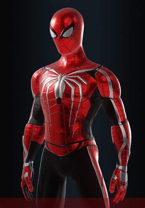 ArtStation - Spiderman Custom Suit design - 3D character asset | Resources