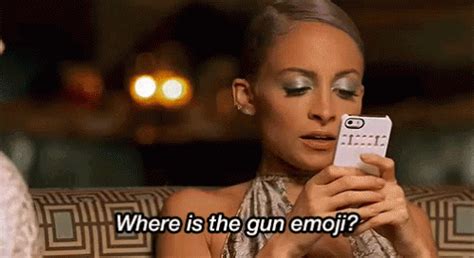 Me Texting GIF - Nicolerichie Gun Emoji GIFs | Say more with Tenor